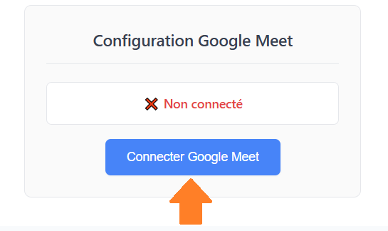 Synchroniser Pulsar IA avec Google Meet